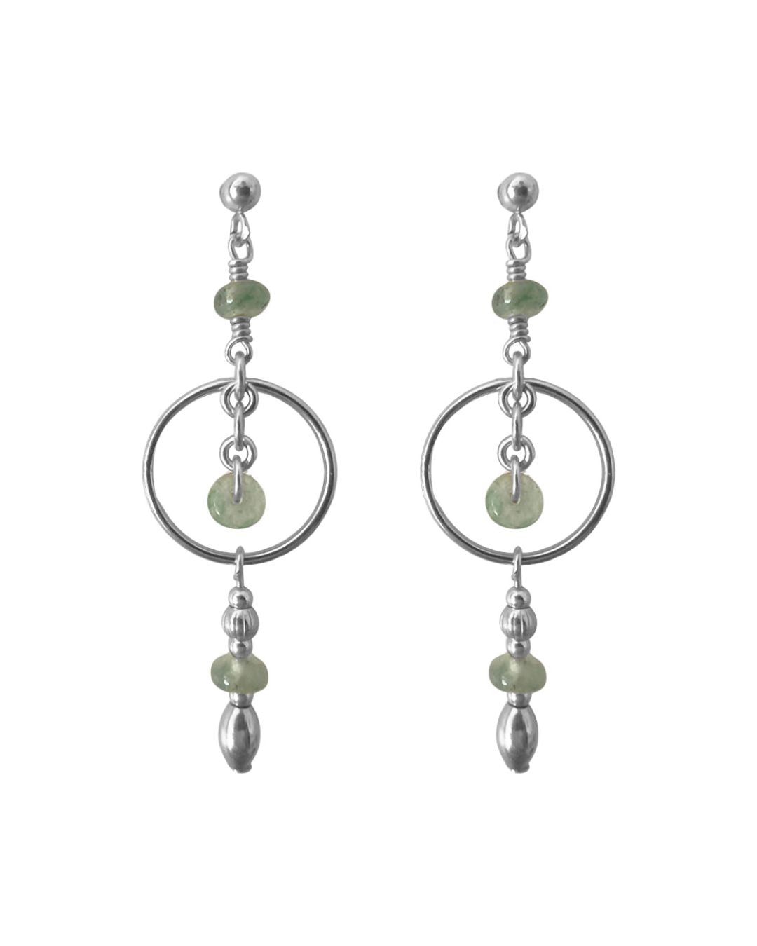 Veyona Green Earrings THE OHZO BY J