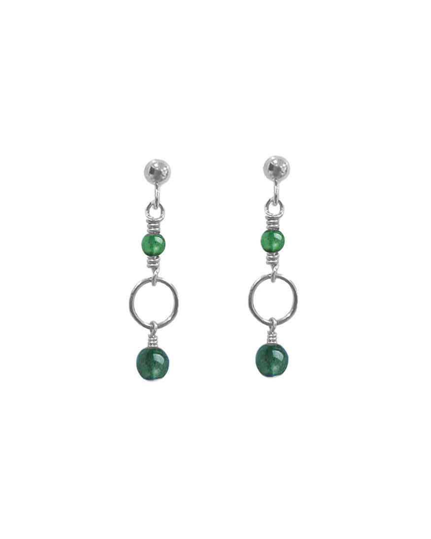 Beatrice Green Earrings