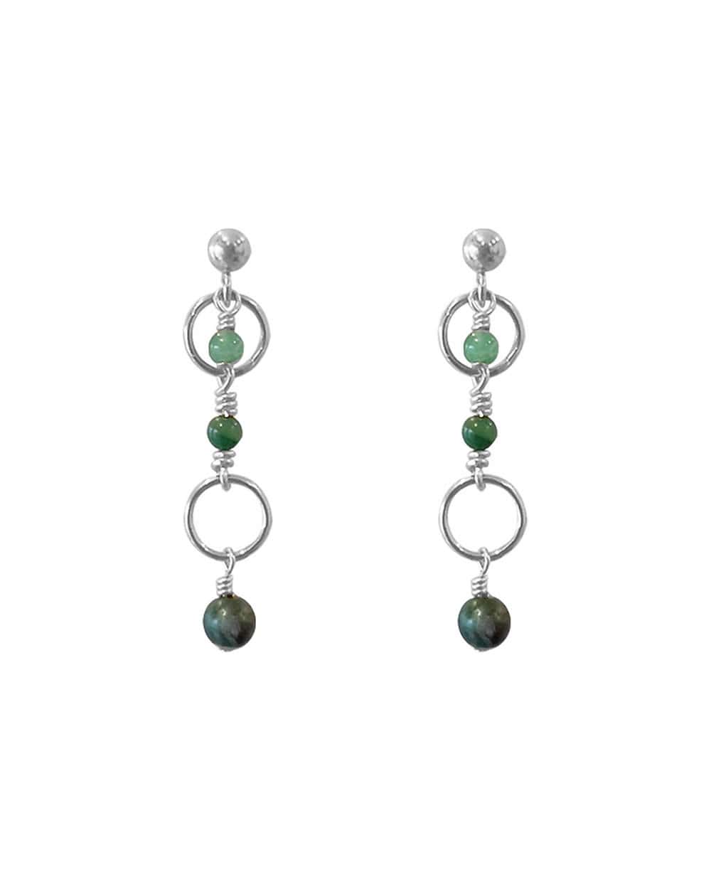 Kissa Green Earrings