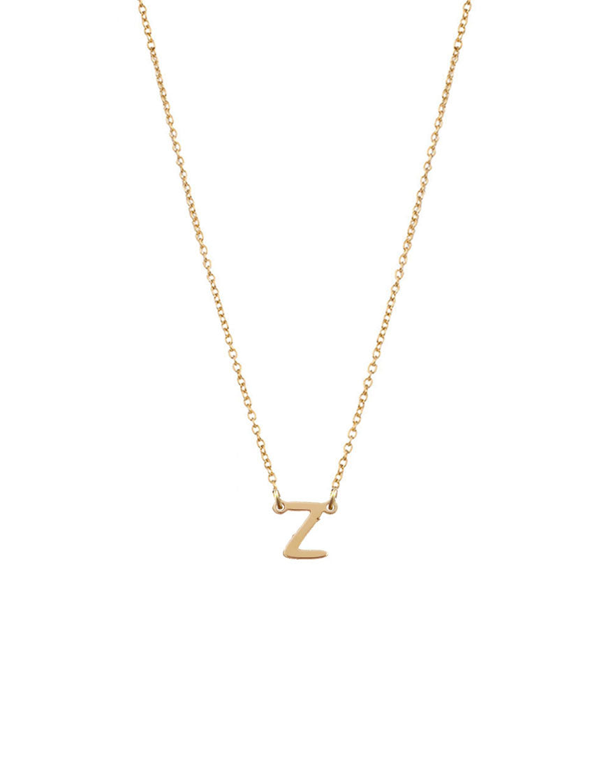 Petite Single Initial Necklace