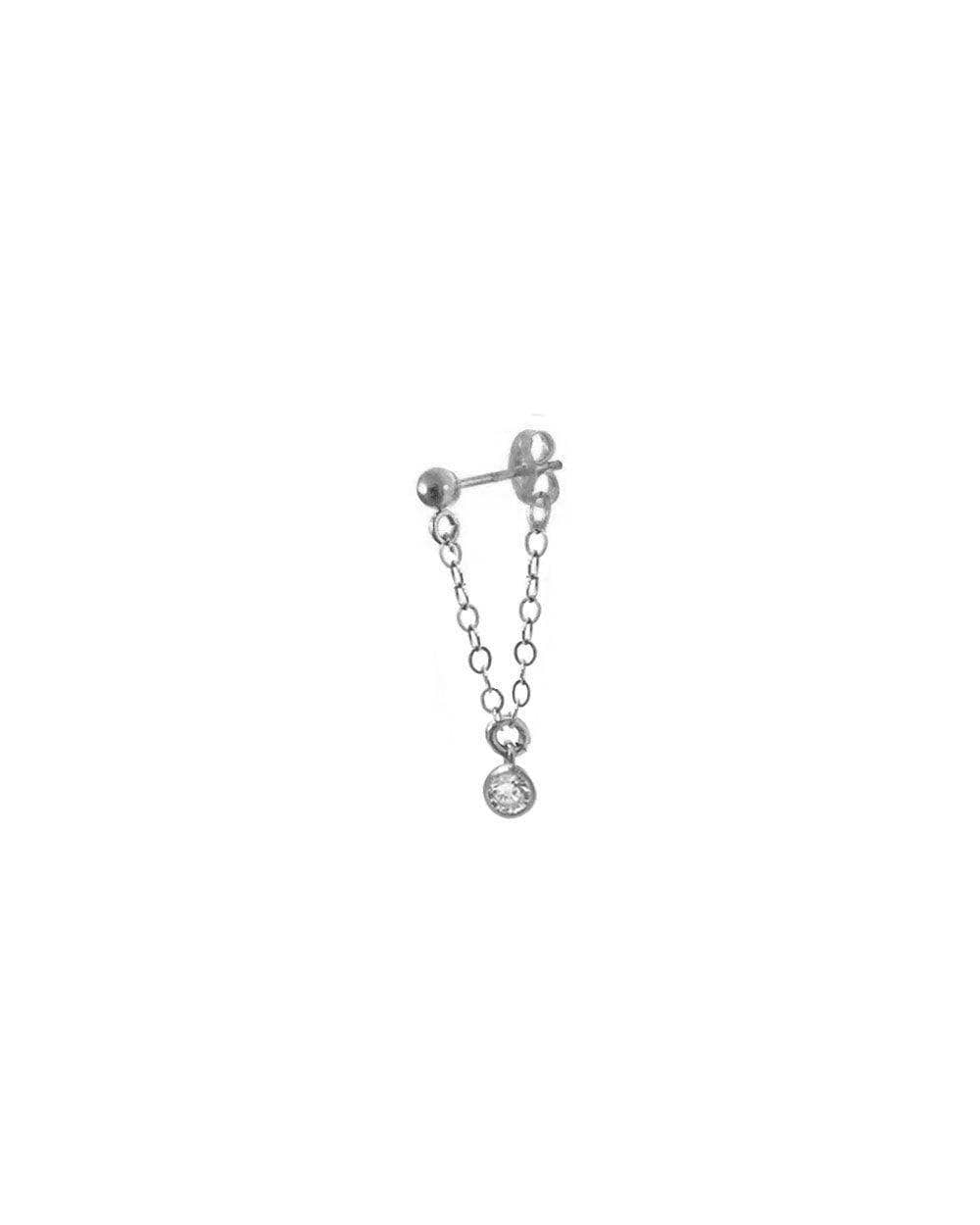 Dia Chained Single Stud