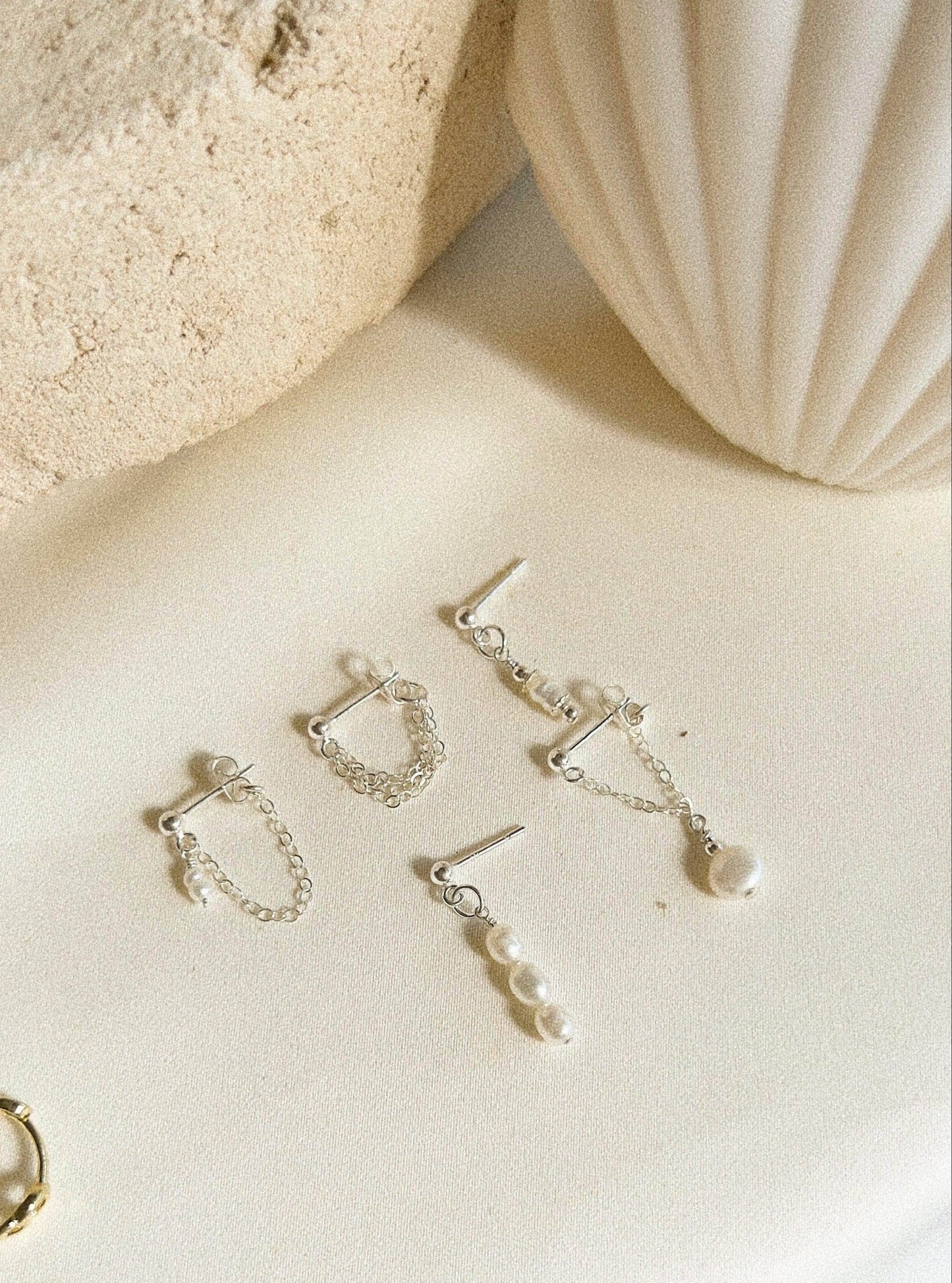 Ellie Triple Chain Stud