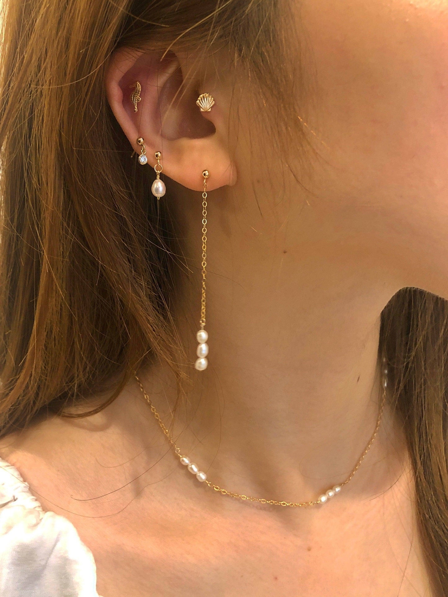 Rachel Pearl Necklace