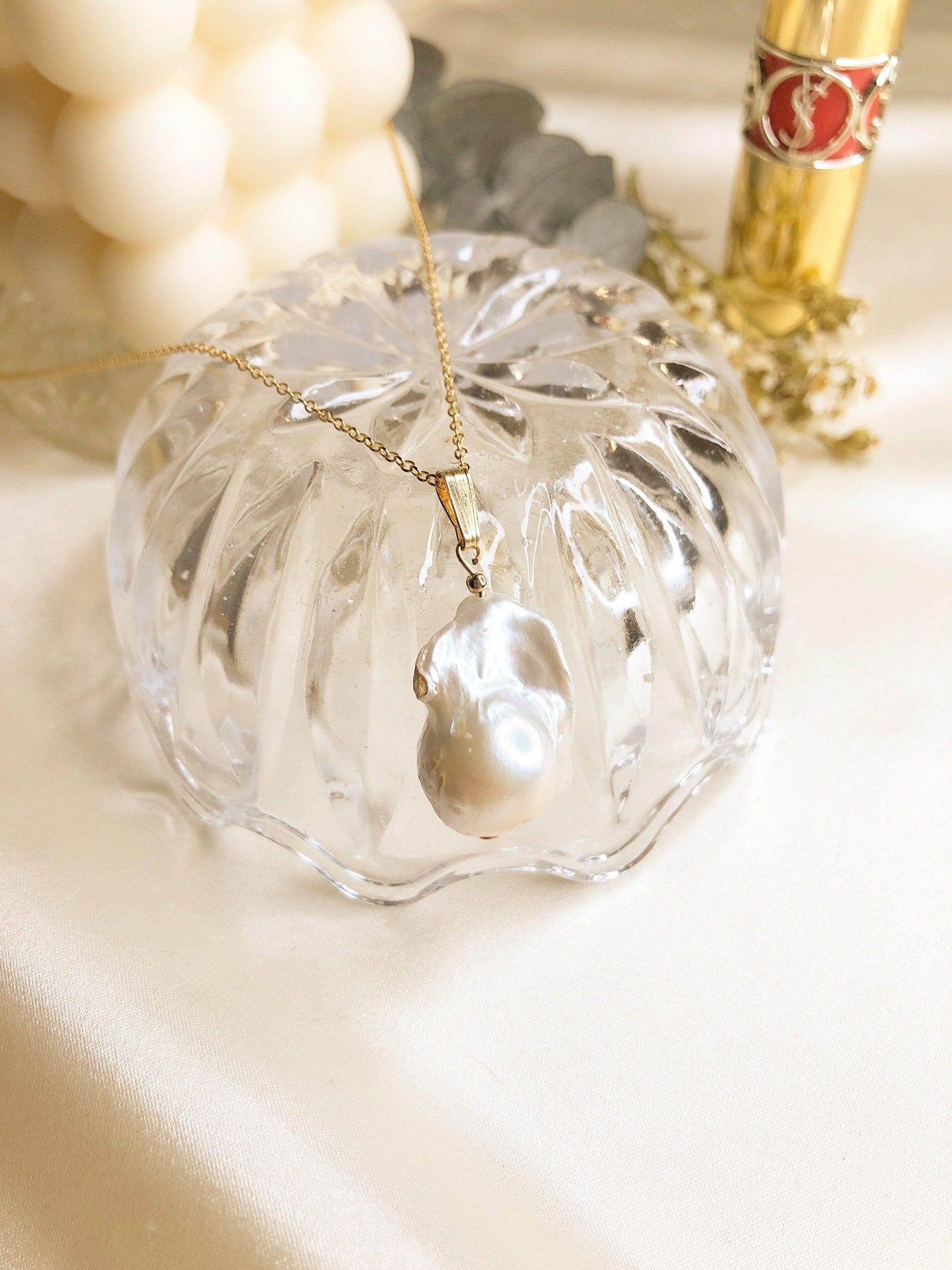 Hallie Baroque Pearl Necklaces