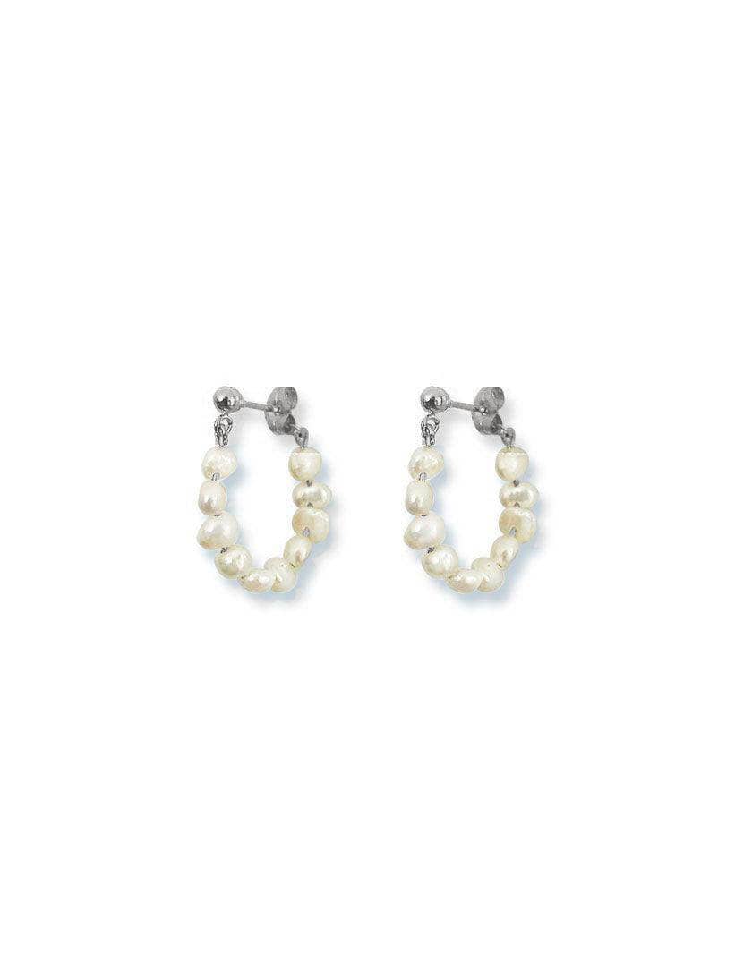 Rachel Pearl Stud Earrings