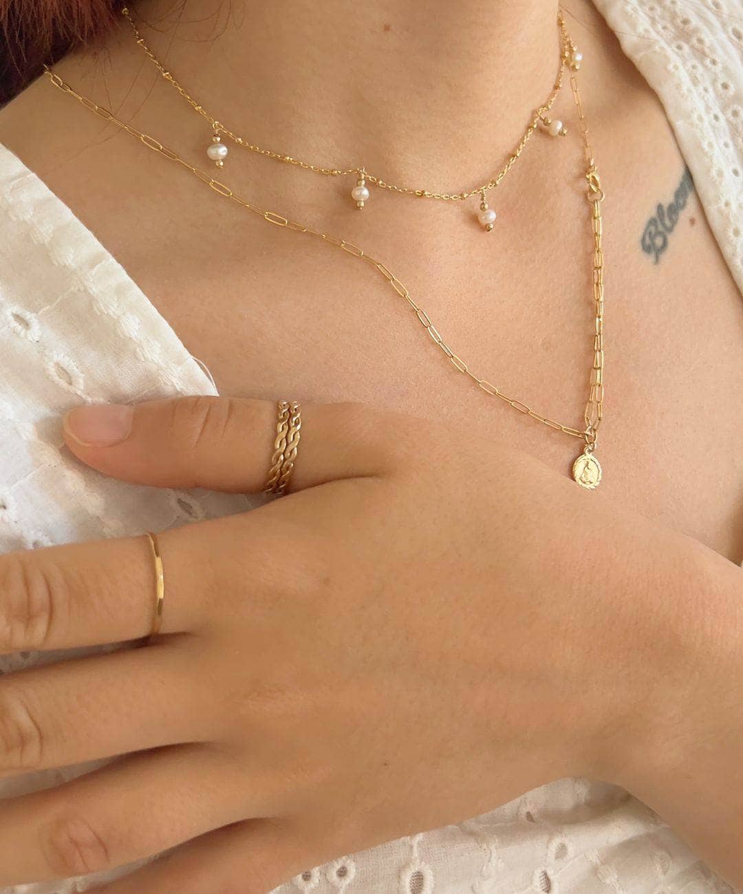 Donna Hammered Stacking Ring