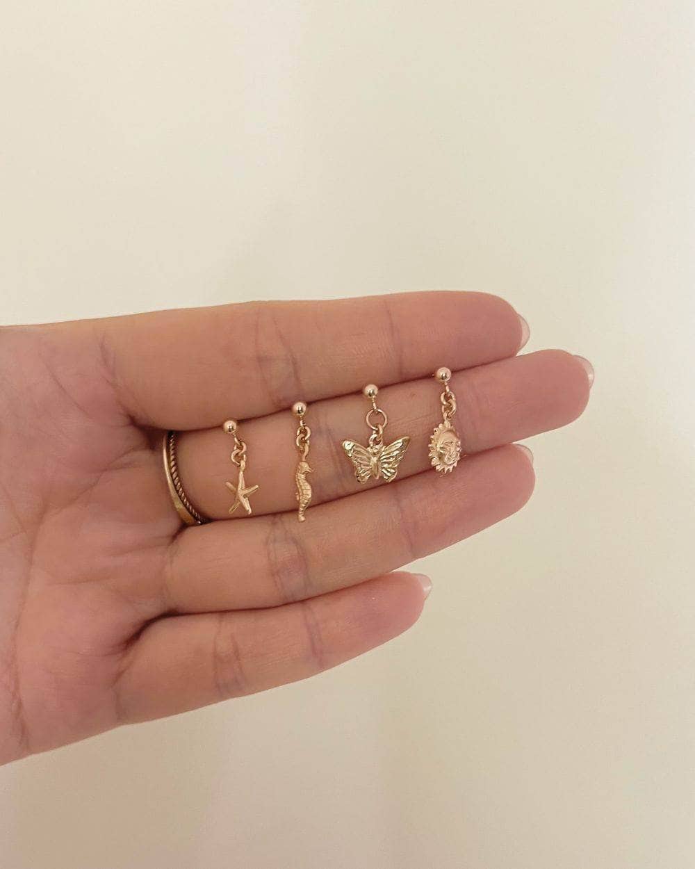 Ariel Starfish Single Ball Stud