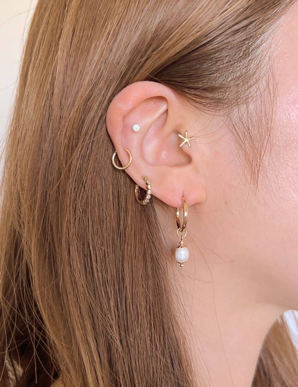 Ariel Starfish Single Stud