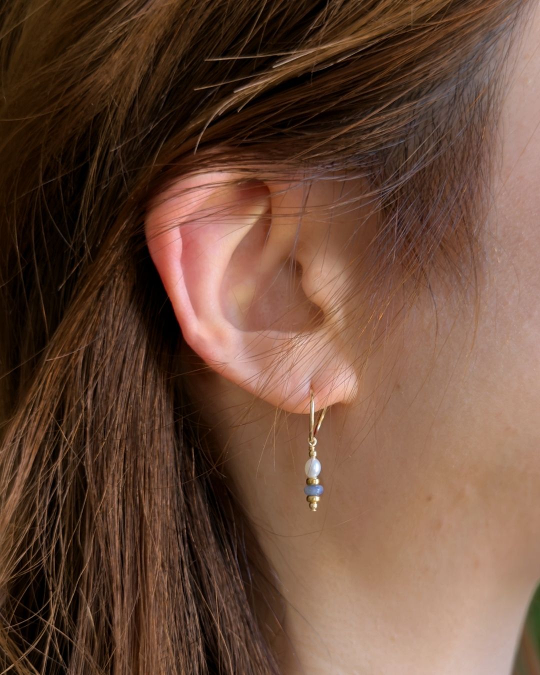 Miralis Blue Mini Hoops THE OHZO BY J