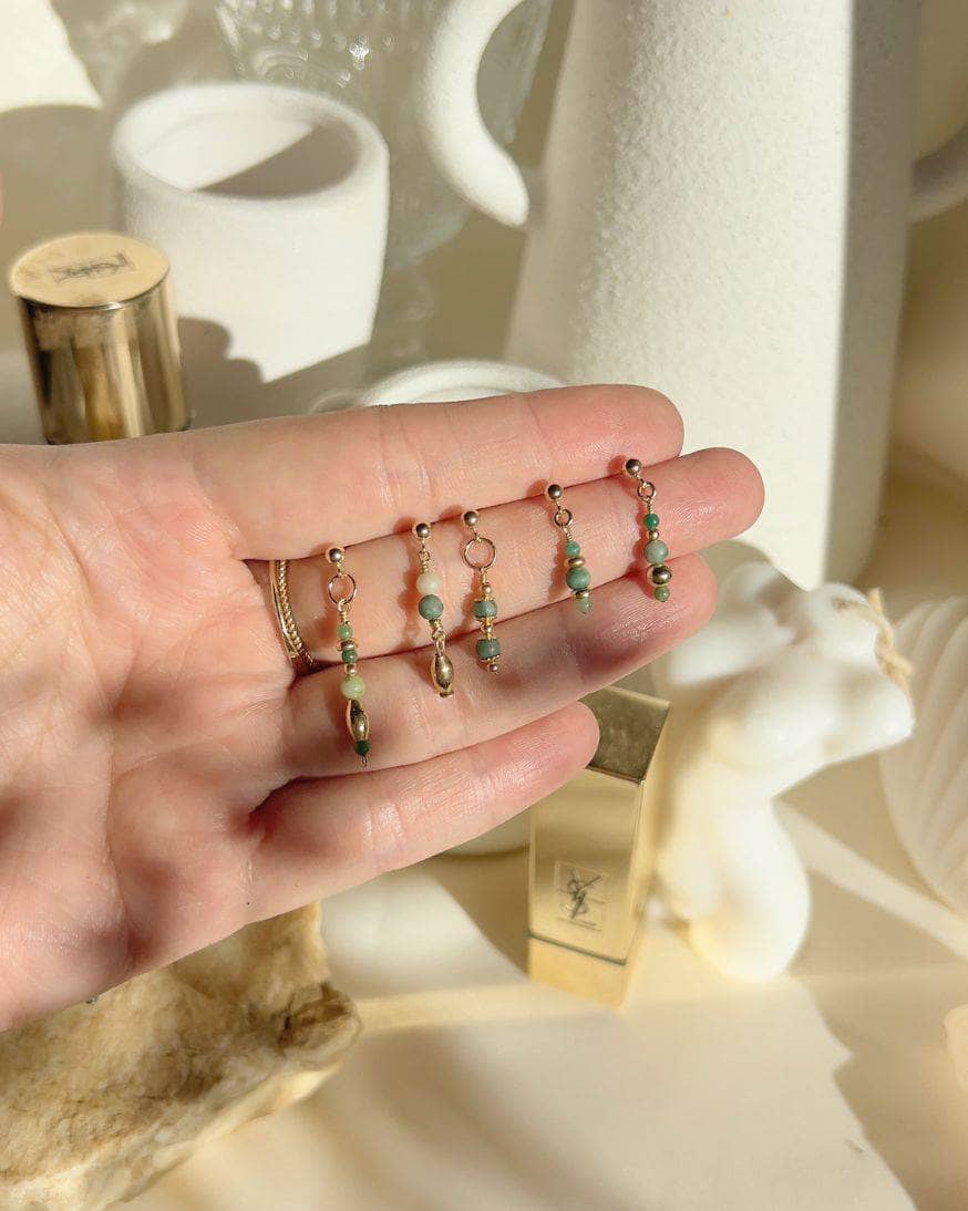 Ginevra Green Earrings