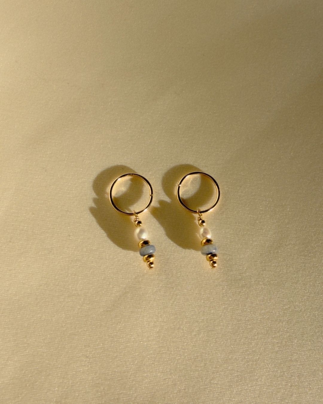 Miralis Blue Mini Hoops THE OHZO BY J