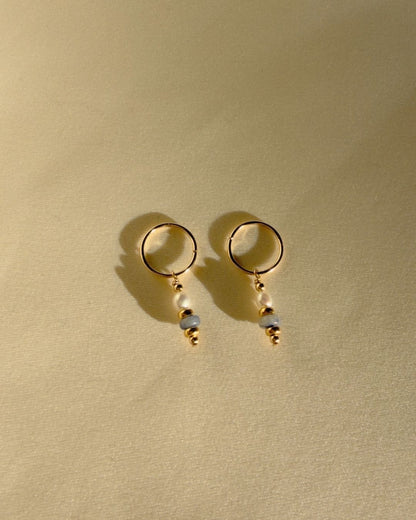 Miralis Blue Mini Hoops THE OHZO BY J
