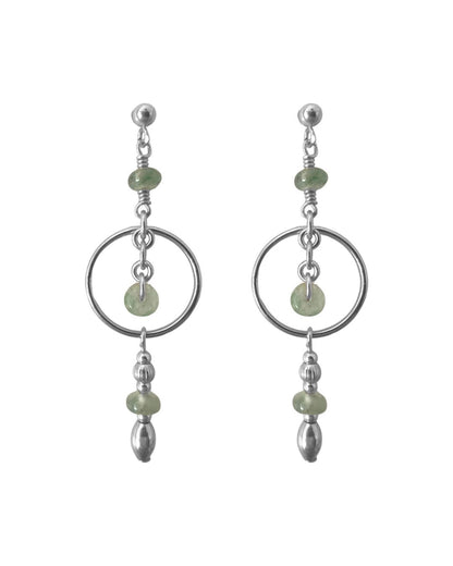 Veyona Green  Earrings THE OHZO BY J