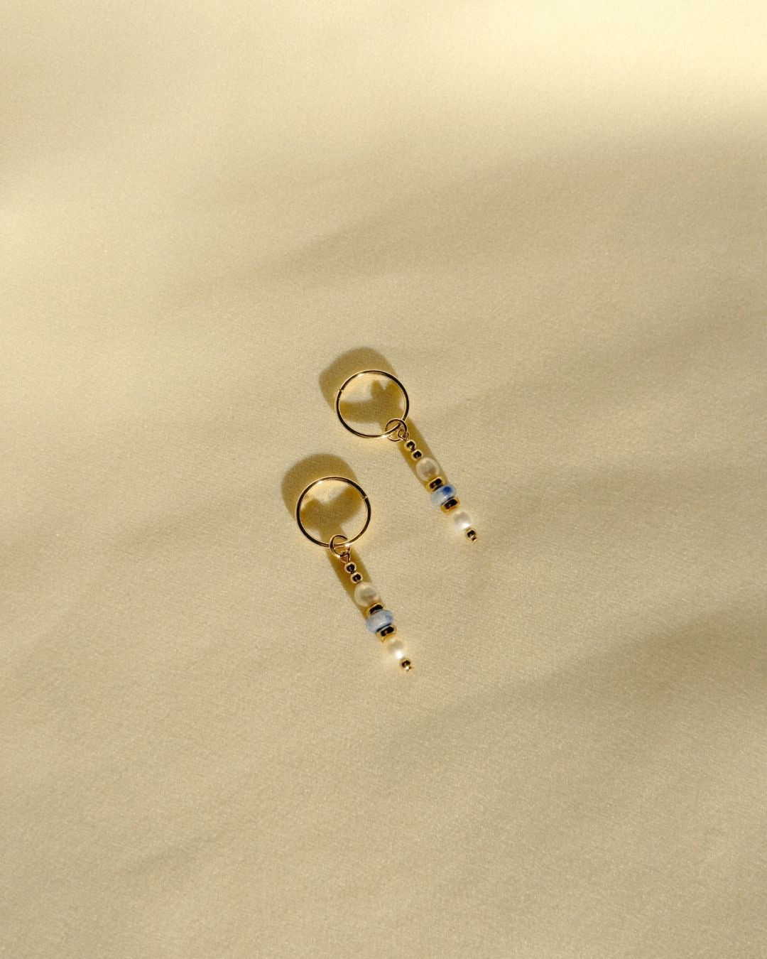 Aurevia Blue Mini hoops THE OHZO BY J