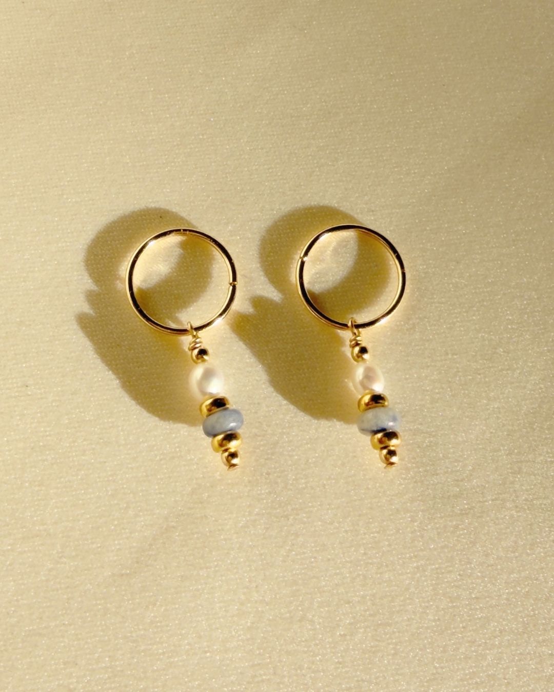 Miralis Blue Mini Hoops THE OHZO BY J