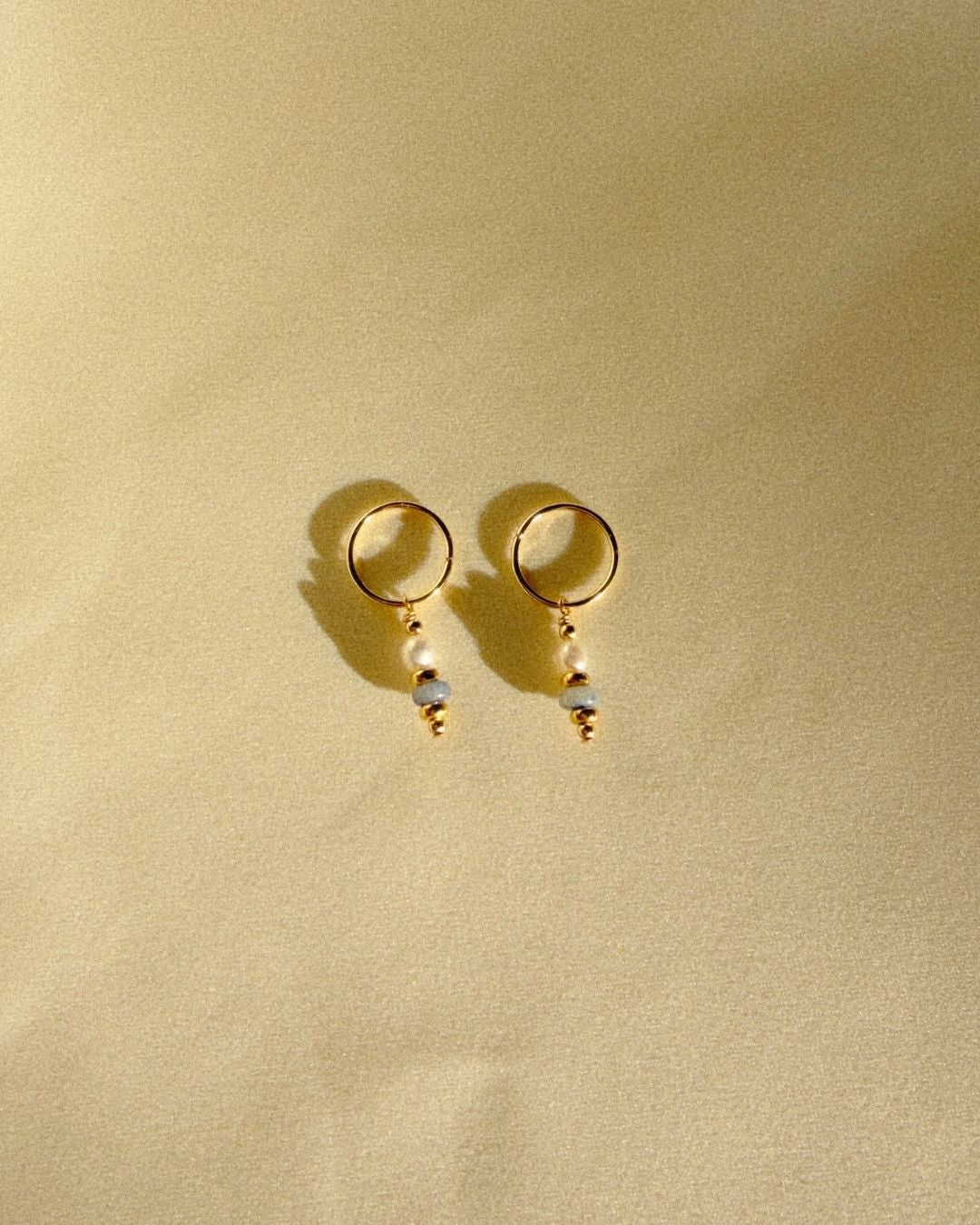 Miralis Blue Mini Hoops THE OHZO BY J
