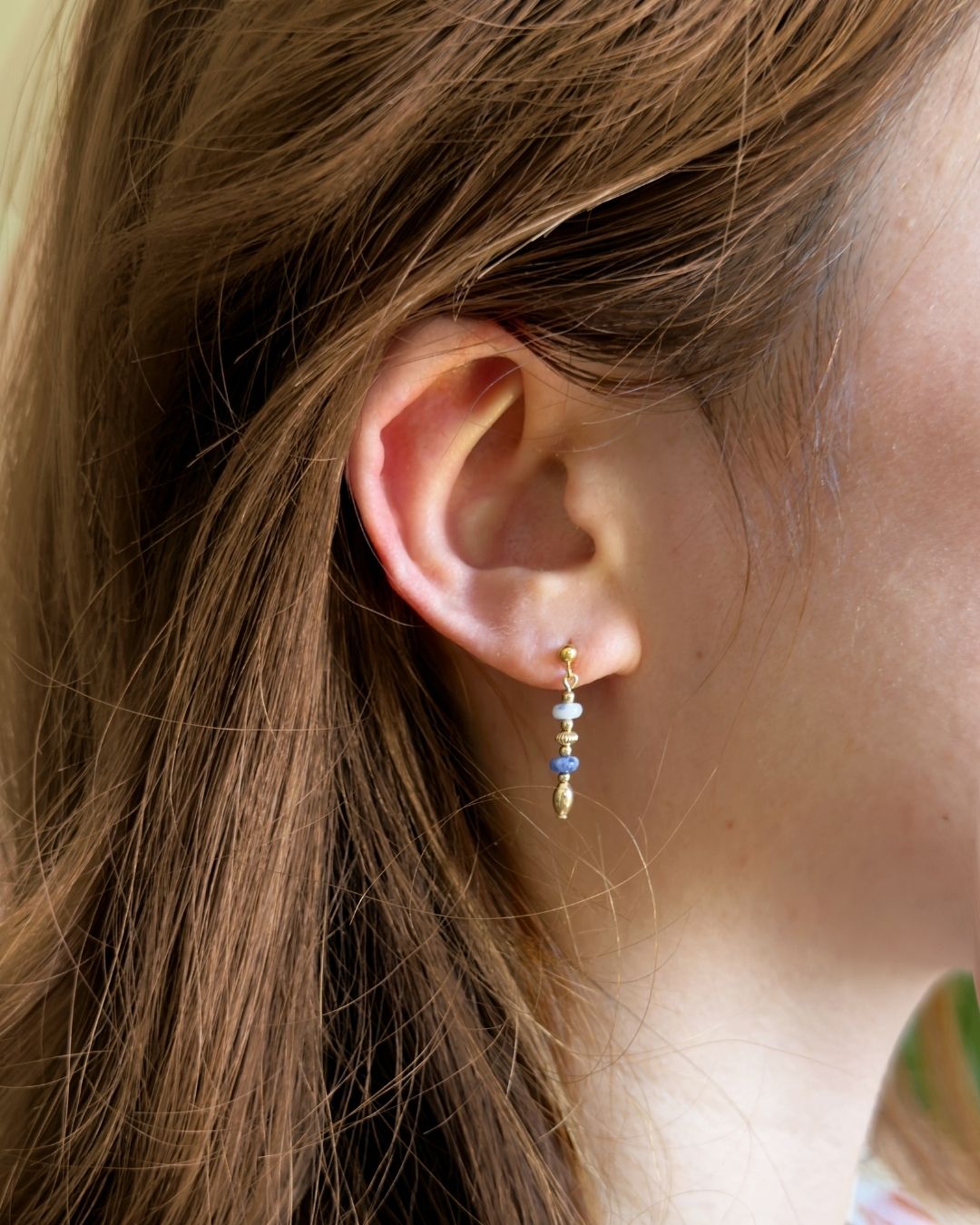 Elaris Blue Earrings THE OHZO BY J