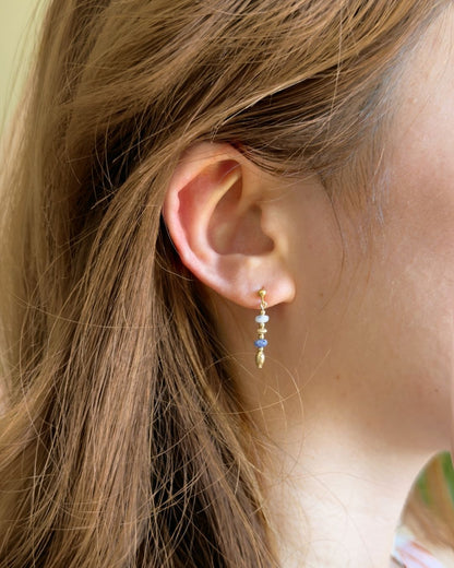 Elaris Blue Earrings THE OHZO BY J