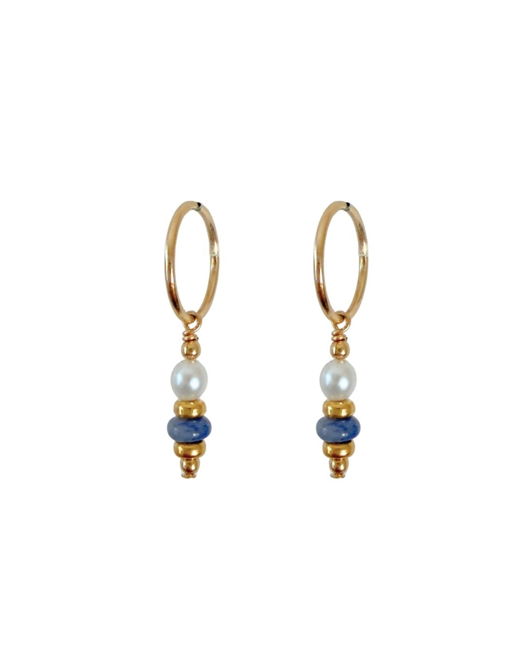 Miralis Blue Mini Hoops