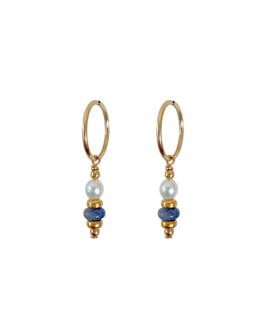 Miralis Blue Mini Hoops