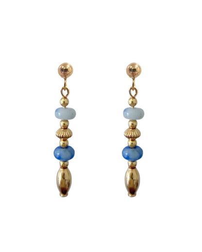 Elaris Blue Earrings THE OHZO BY J