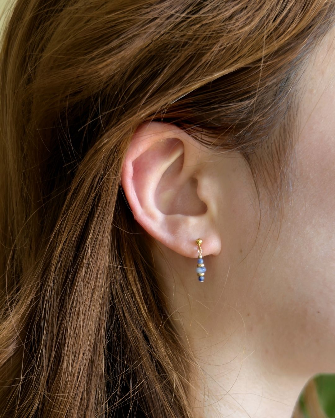 Thessira Blue Earrings THE OHZO BY J