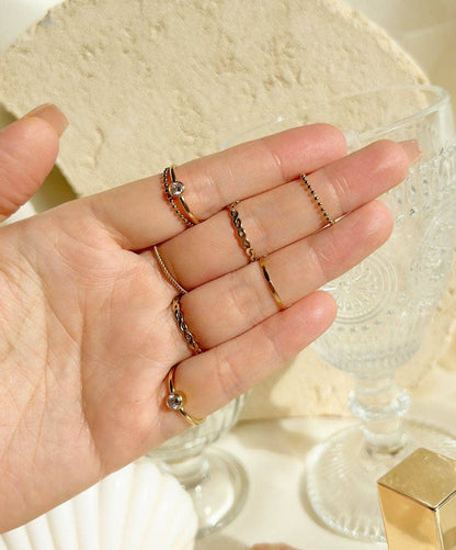 Donna Hammered Stacking Ring