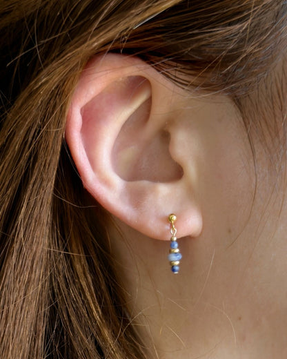 Thessira Blue Earrings THE OHZO BY J