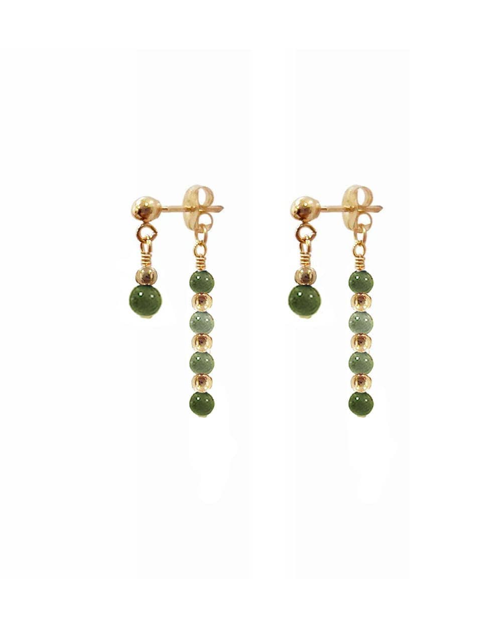 Heba Green Earrings
