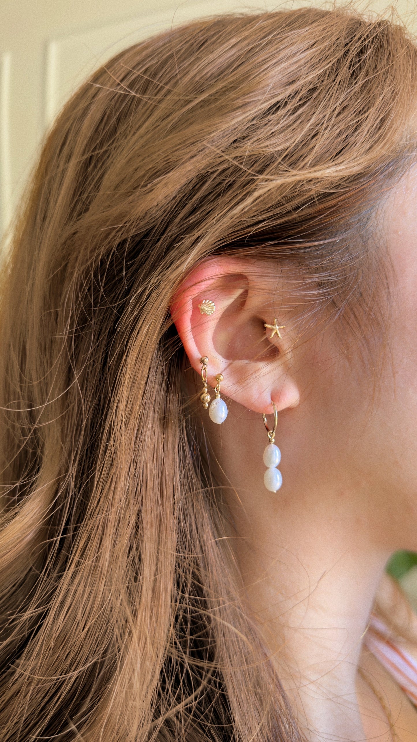 Clare Double Mini Hoops