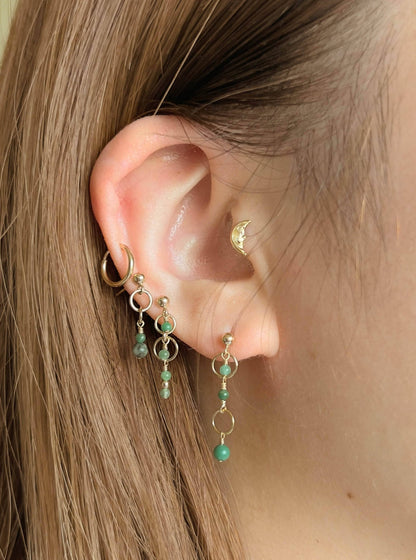 Mandisa Green Earrings