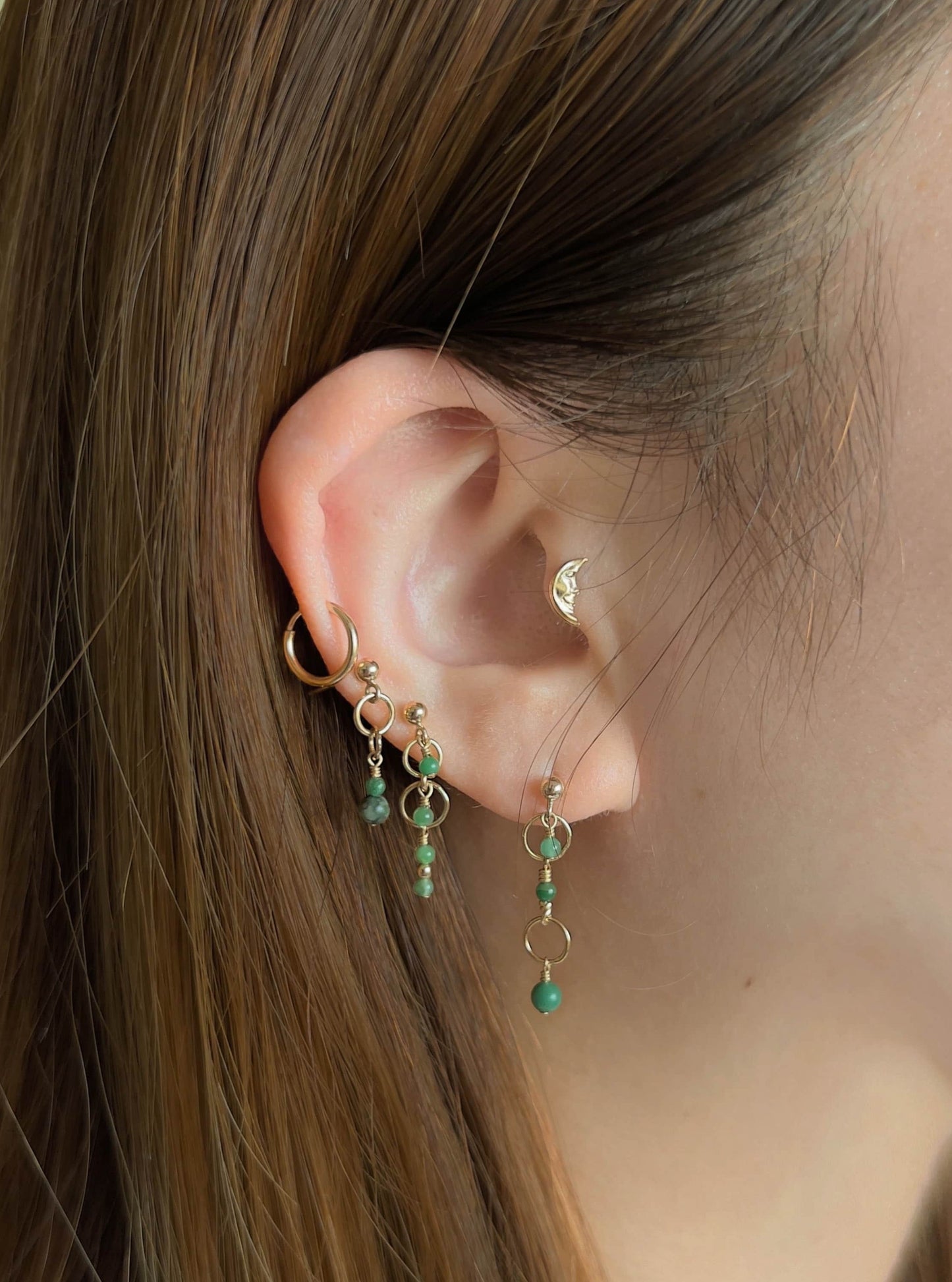 Kissa Green Earrings