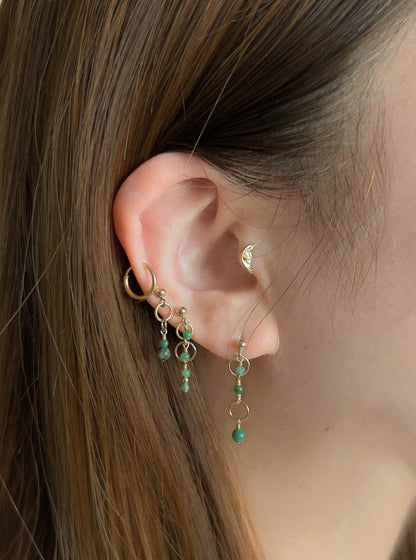 Kissa Green Earrings
