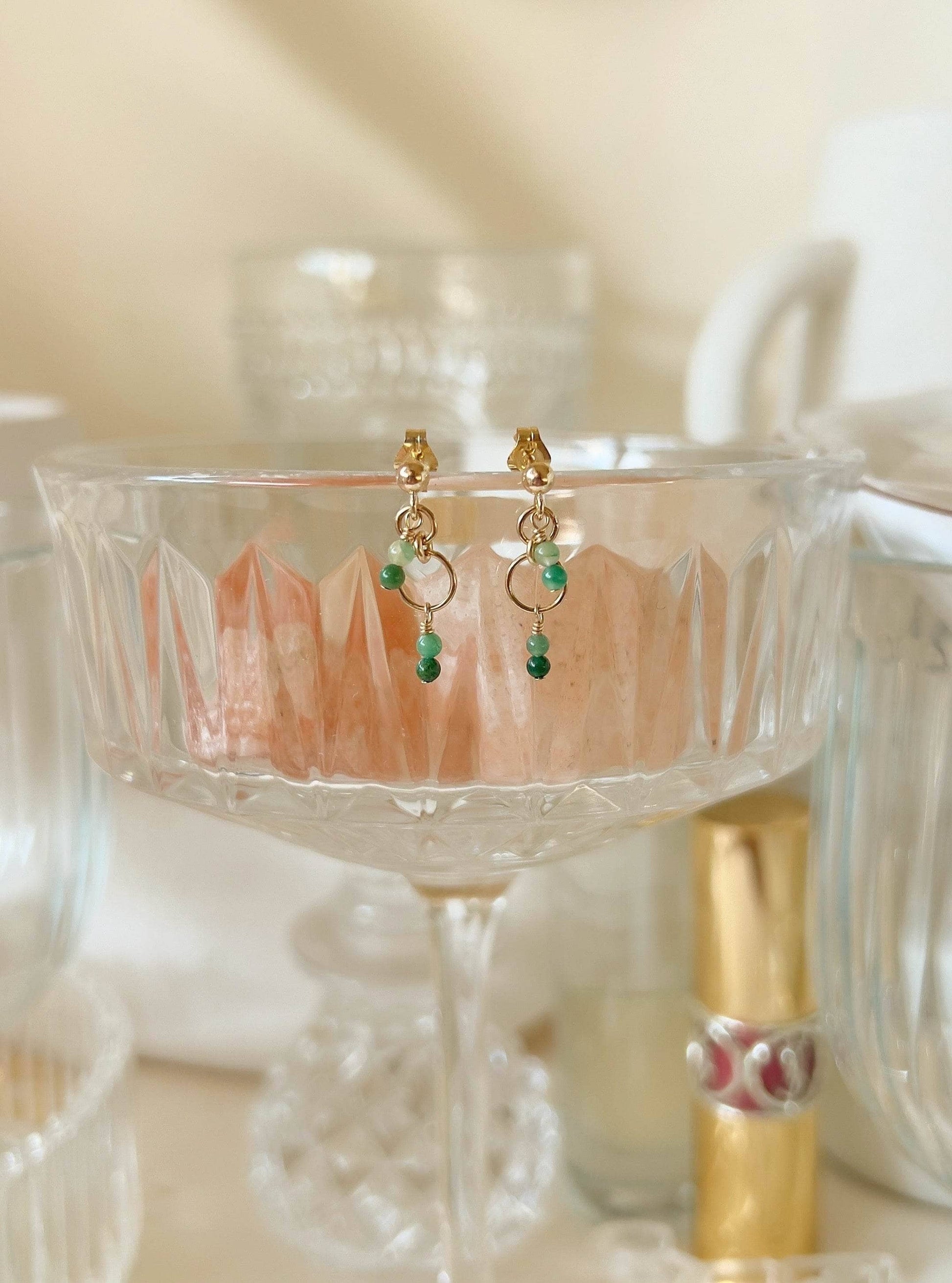 Kimberly Green Stud earrings