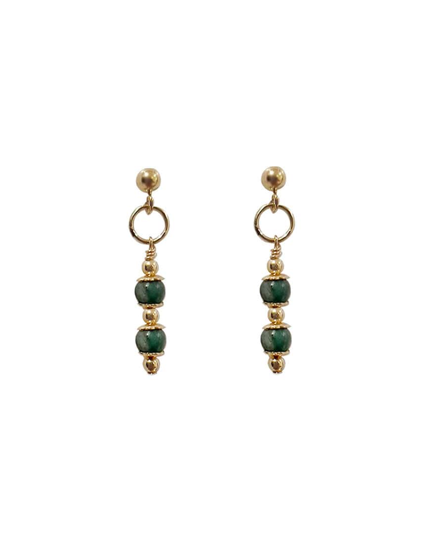 Mariam Green Earrings