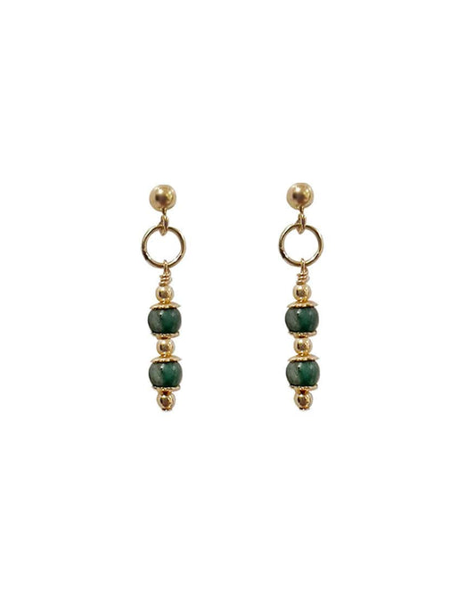 Mariam Green Earrings