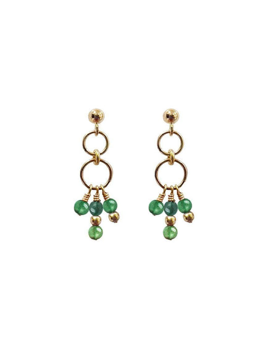 Matilde Green Earrings
