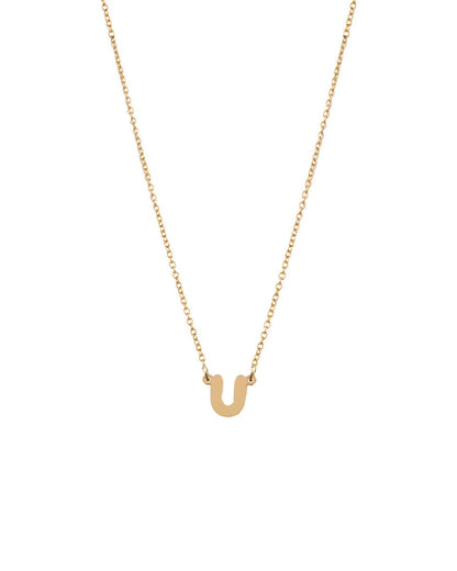 Petite Single Initial Necklace