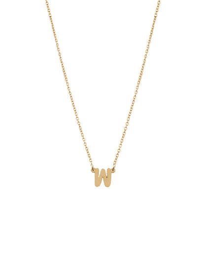 Petite Single Initial Necklace
