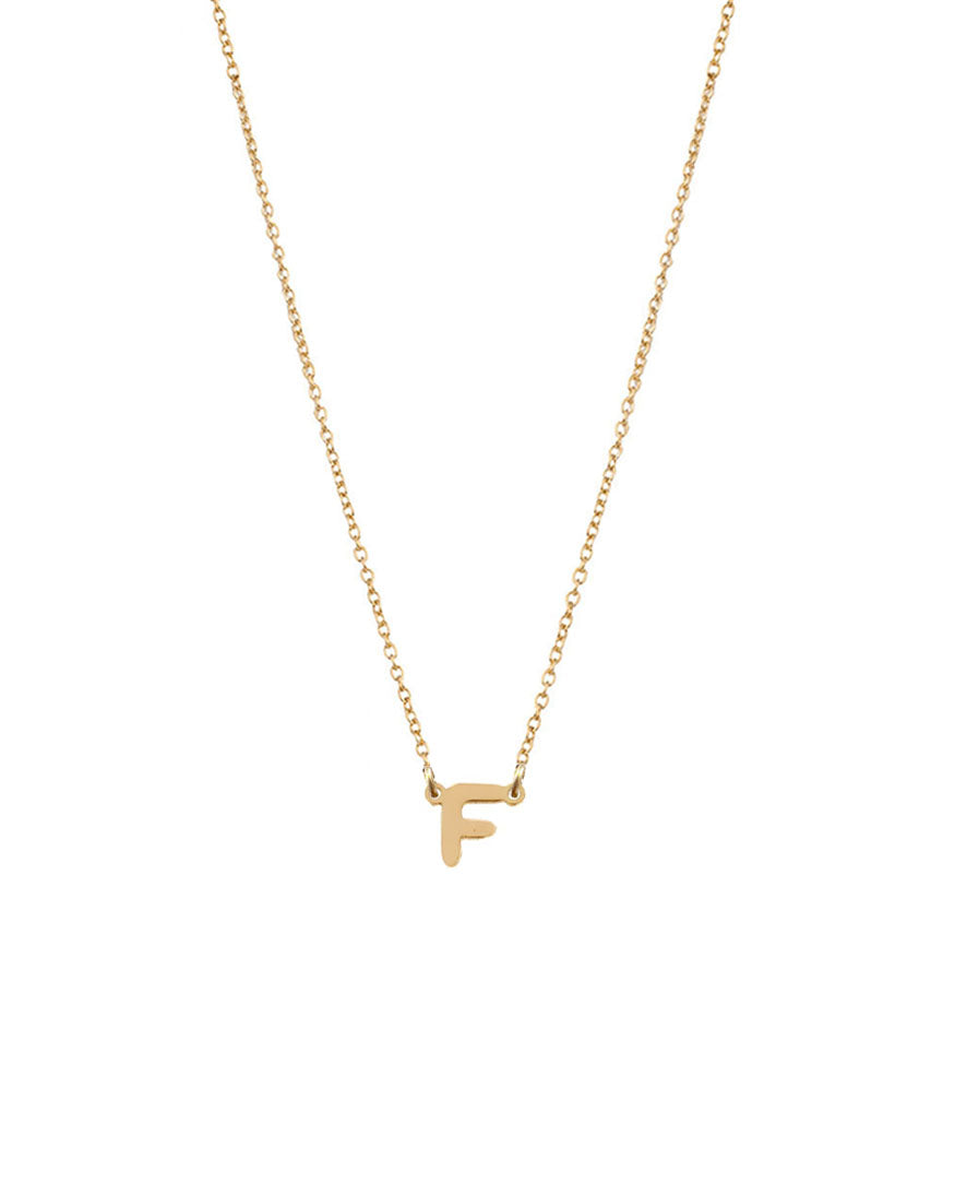 Petite Single Initial Necklace