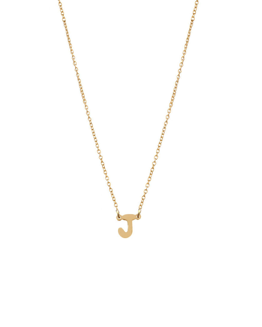 Petite Single Initial Necklace