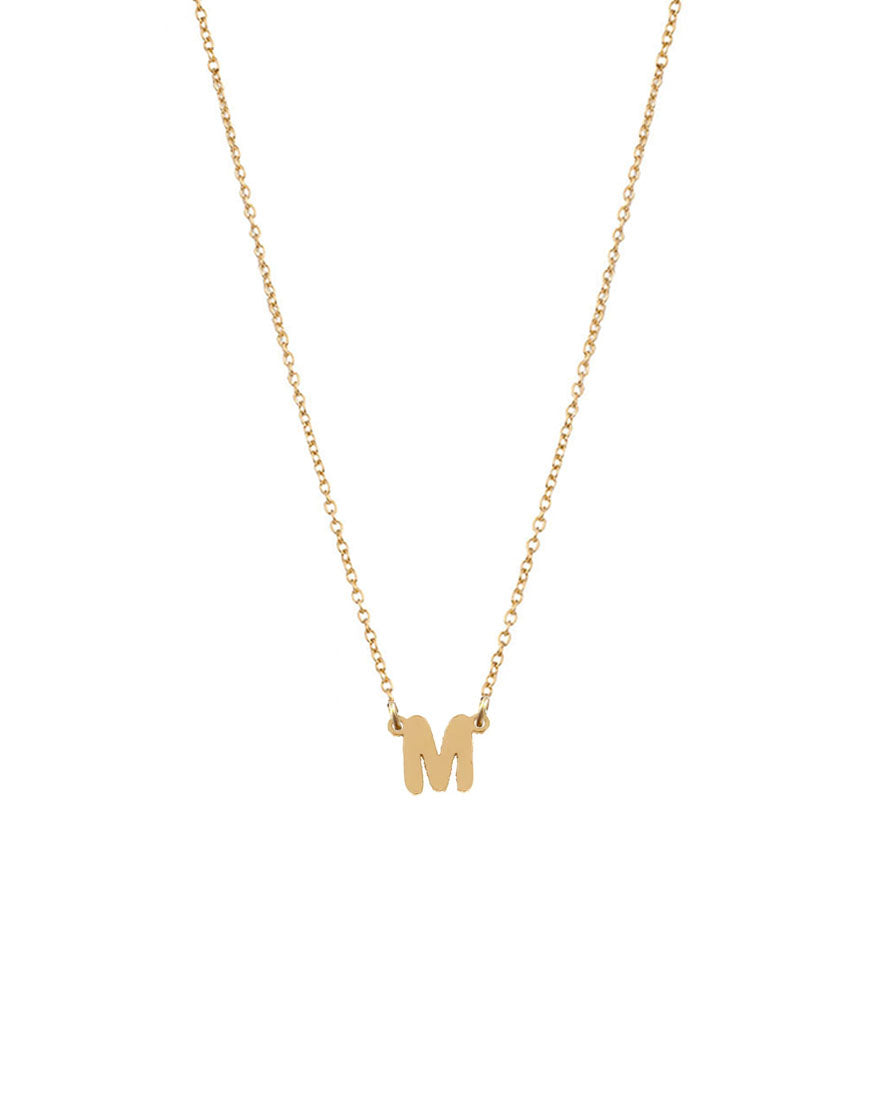 Petite Single Initial Necklace