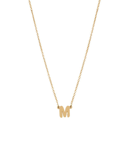 Petite Single Initial Necklace