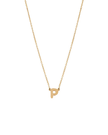 Petite Single Initial Necklace