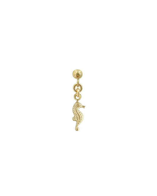 Ariel Seahorse Single Ball Stud