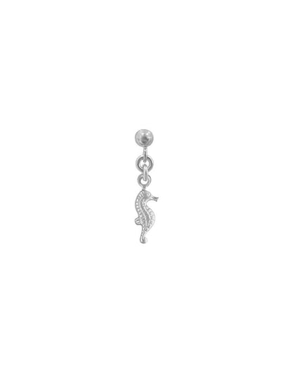 Ariel Seahorse Single Ball Stud