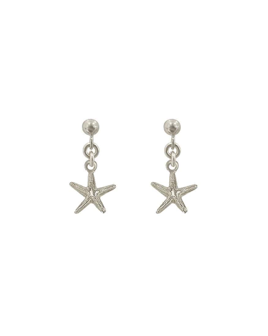 Ariel Starfish Ball Stud Earrings