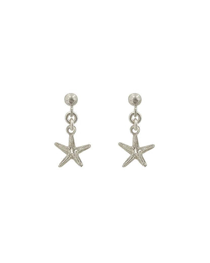 Ariel Starfish Ball Stud Earrings