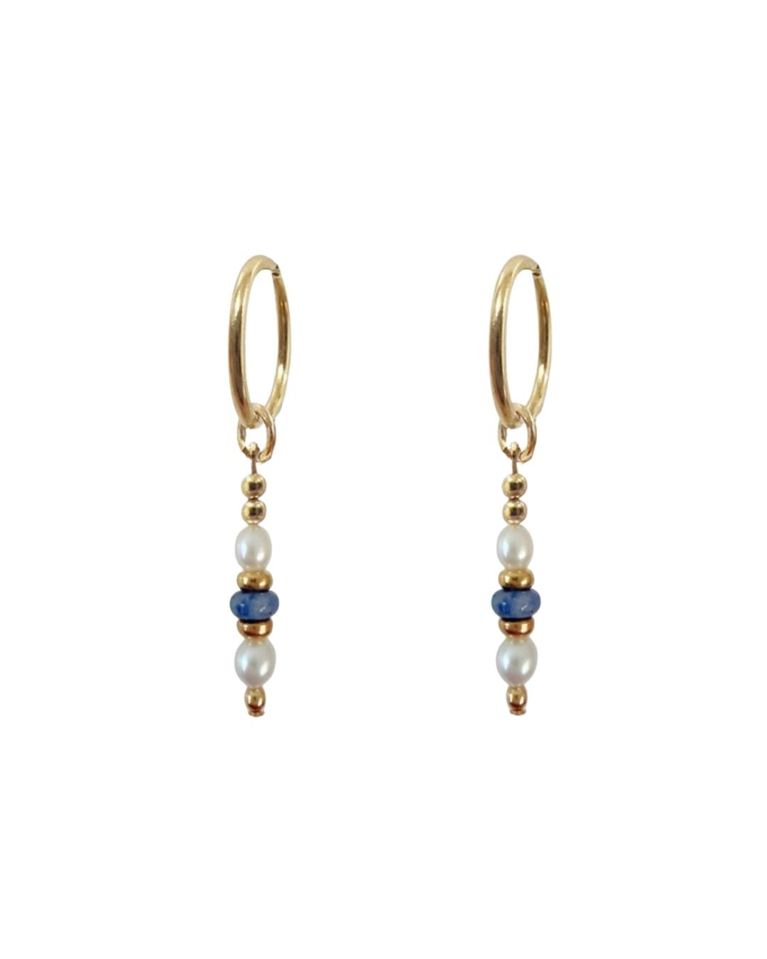Aurevia Blue Mini hoops