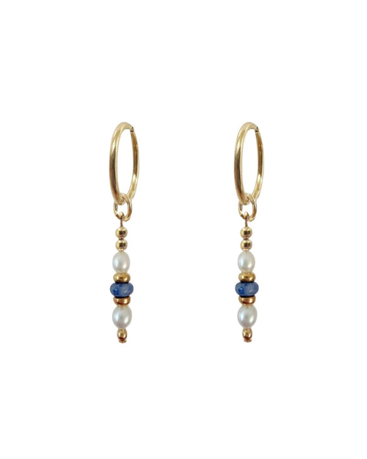 Aurevia Blue Mini hoops